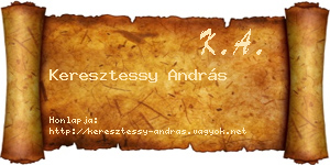 Keresztessy András névjegykártya